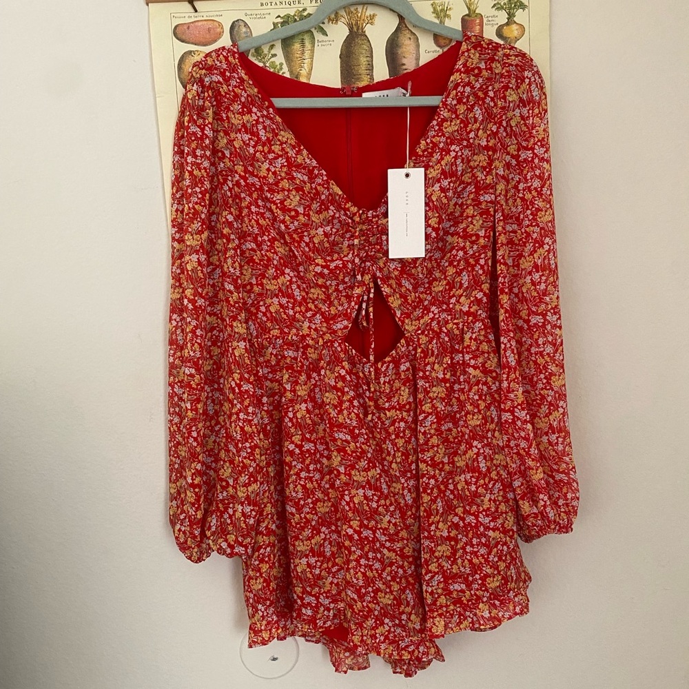 Long sleeve romper